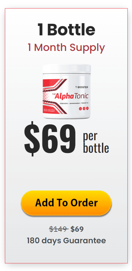 alpha tonic 1 bottle