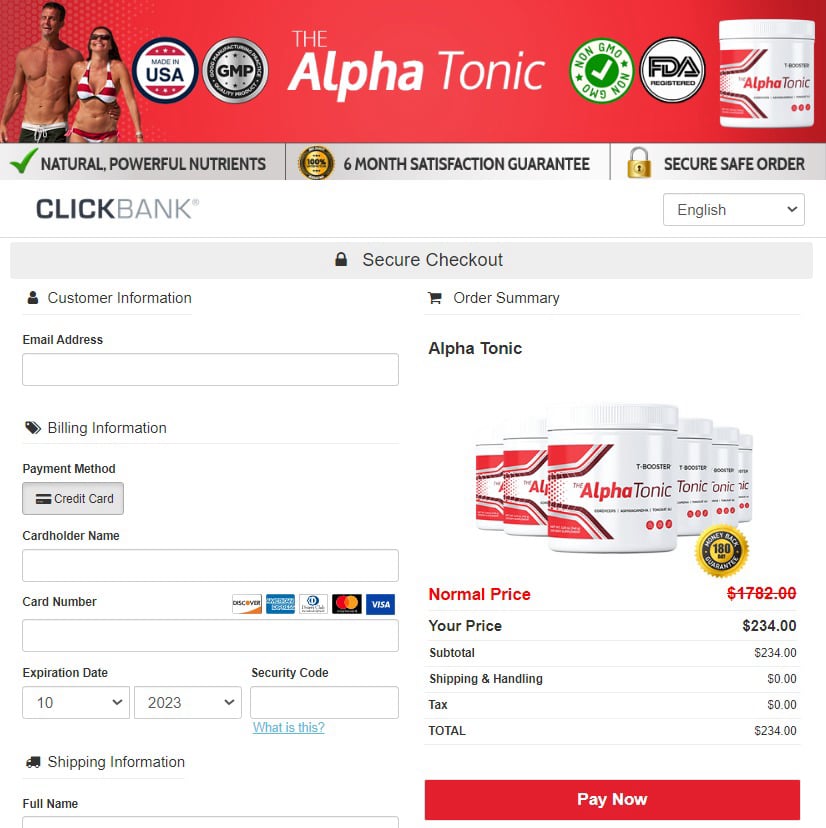 alpha tonic order page